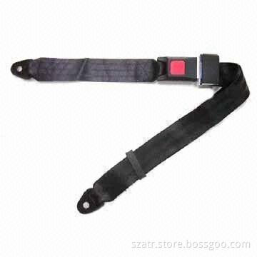 Seat Belt (2-point Gray), Made of Terylene, Available in Black and Gray Colors